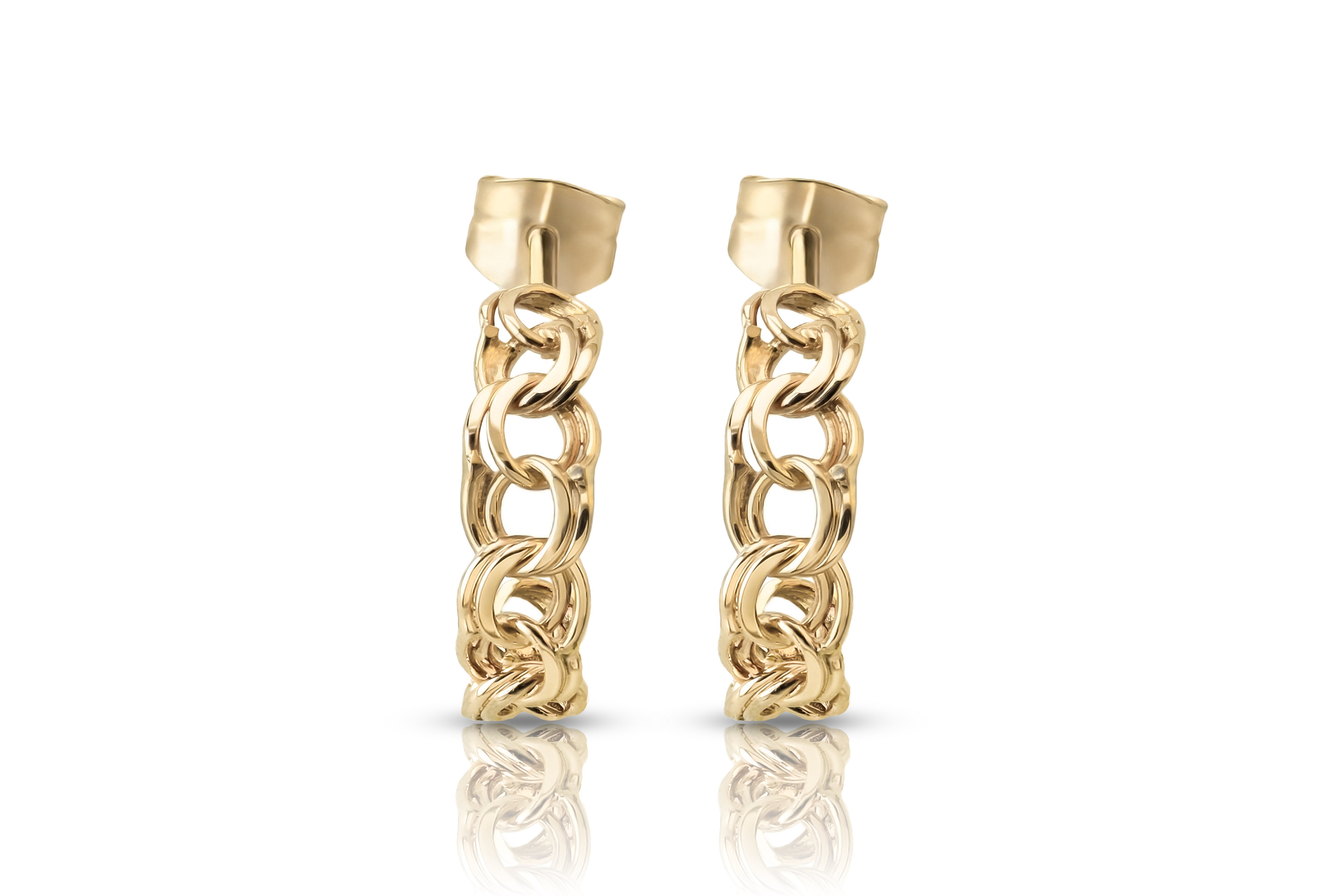 Guldörhängen halvcreol bismarck 18k