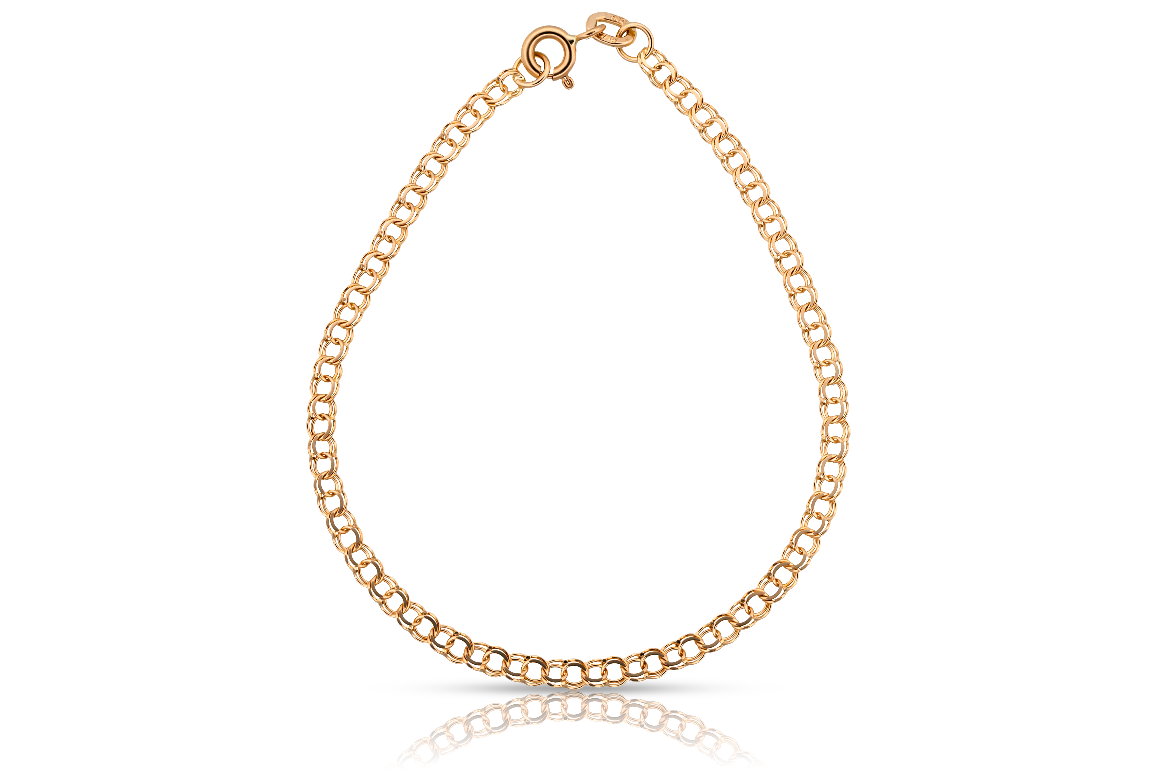 Guldarmband bismarck 18k