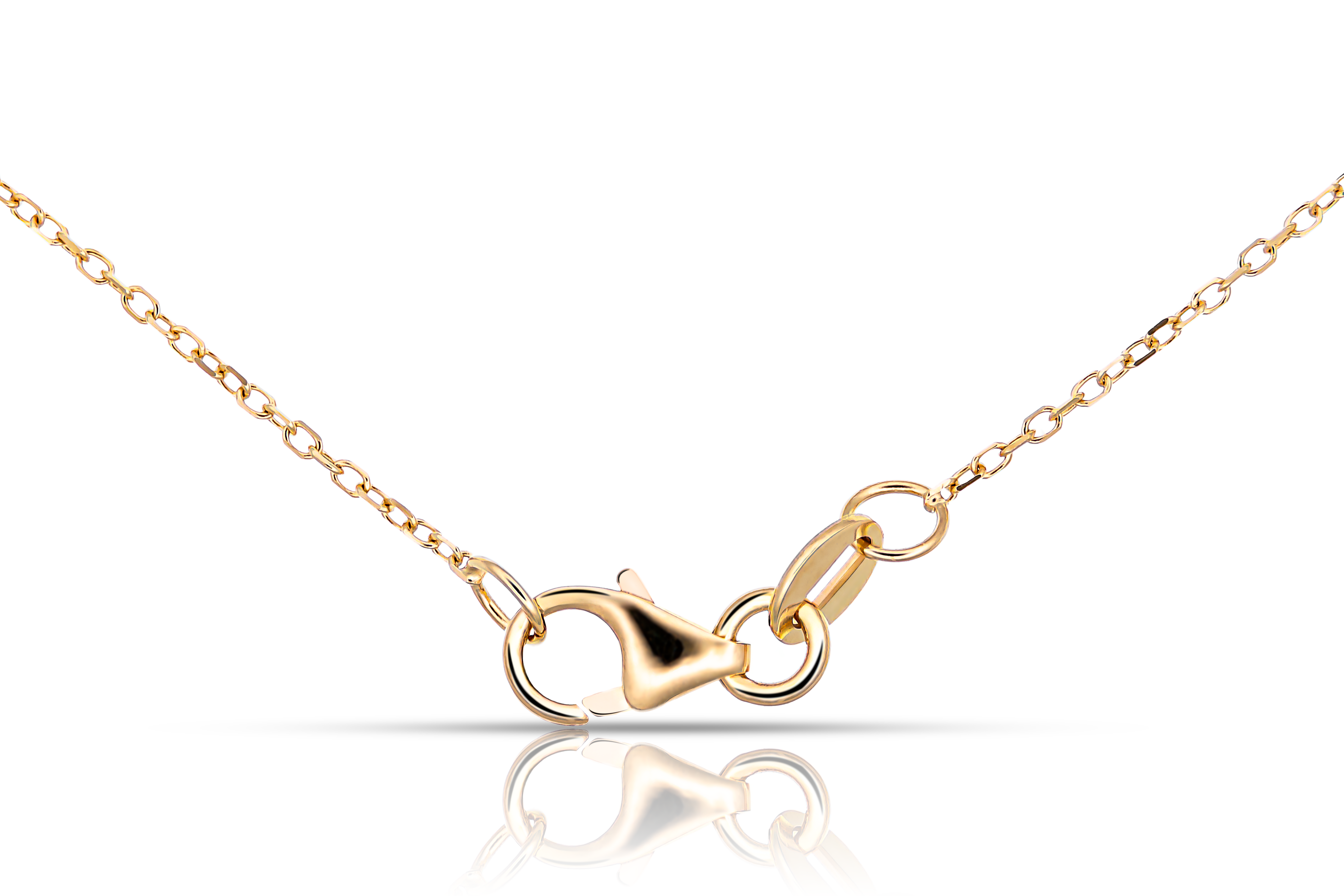 Guldhalsband ametist zirkonia 18k