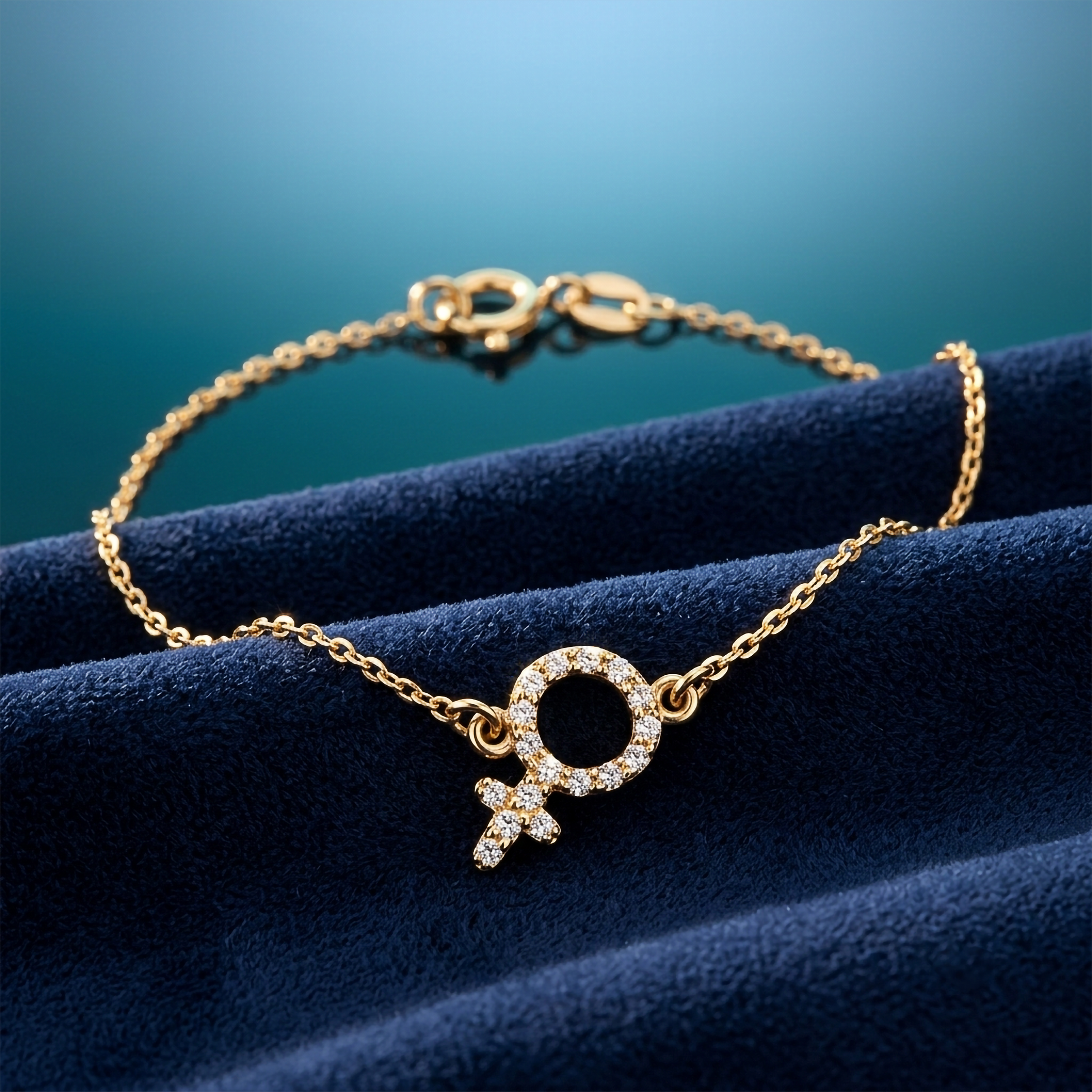 Nordic Bling collection gold bracelets, real gold 18k and 14k jewelry